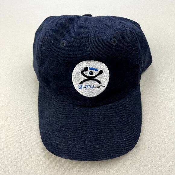 Vintage Tech Software Hat Cap Strapback Black Guru Web PC Skater Adjustable y2k - Picture 2 of 7